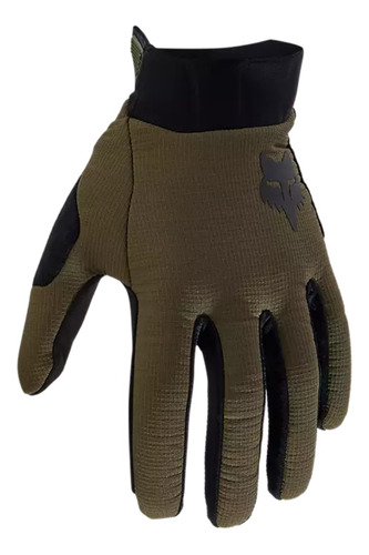 Guantes Fox Mtb Térmicos Defend Fire Verde