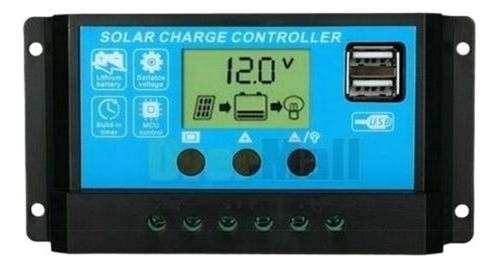 Controlador De Panel Solar 100a Mppt Regulador Usb Dual Pwm