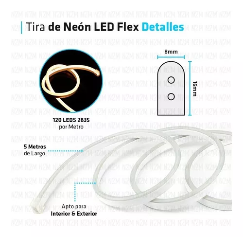 ROLLO NEON FLEX COLOR BLANCO FRIO