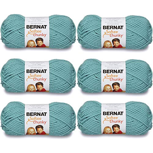 Ovillo Grueso Bernat Softee (paquete De 6) Seagreen 161128-2