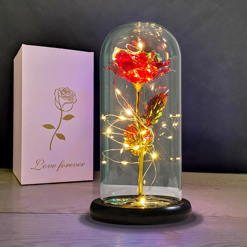 Lámpara Flores Rosas Artificiales, Regalo Para Mamá Y Novia