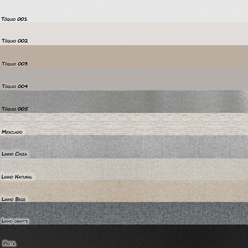 Cortina Persiana Rolo Blecaute L 1,50 X 1,70 A Com Bando