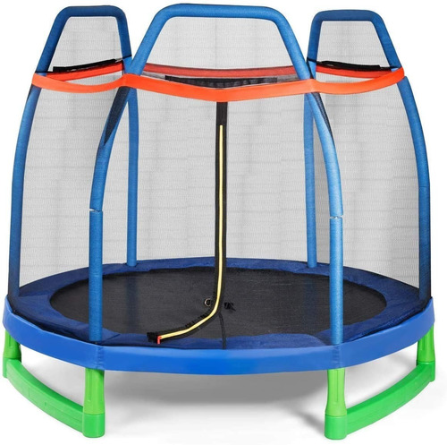 Trampolin 2 Metros Para Niños Con Red De Seguridad 