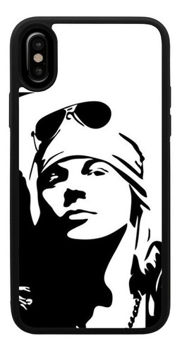 Funda Uso Rudo Tpu Para iPhone Guns And Roses Rock Axl Roses