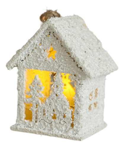 2 Casa De Nieve Navideña, Adorno Navideño Para Estilo A