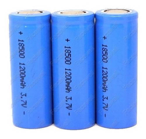 Pila Recargable Li-ion 18500 1200mah 3.7v