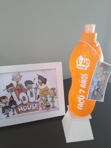 Botellitas Personalizadas Loud House Souvenir - Pack Por 10