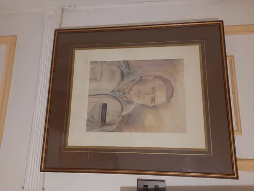 Cuadro Dibujo General Pinochet Enmarcado (Usado)