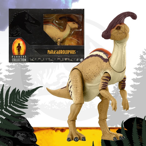 Figura De Acción De Dinosaurio Parasaurolophus 30 Cm 20 Ar