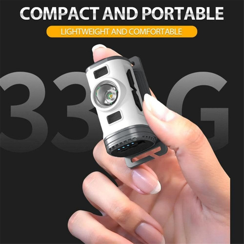 Lámpara Frontal Impermeable Con Sensor Led Para Sombrero
