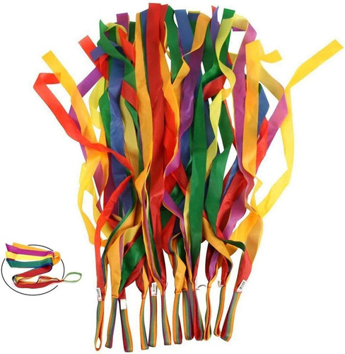 Orzizro Rainbow Dance Ribbons 12piezas Streamers De Cinta Rí