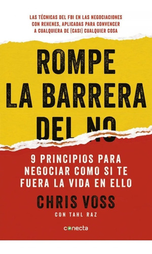 Libro Romper La Barrera Del No - Chrs Voss - Conecta