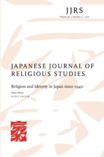 Japanese Journal Of Religious Studies (2021): Religion And Identity In Japan Since 1940, De Hamaguchi, Makiko. Editorial Oem, Tapa Blanda En Inglés