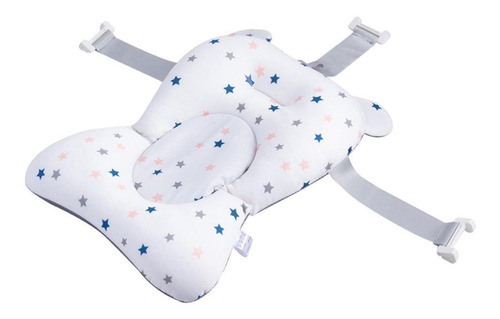Almofada De Banho Para Bebê Banheira Boia Cinto Faixa Anti Cor Outro Estrelas
