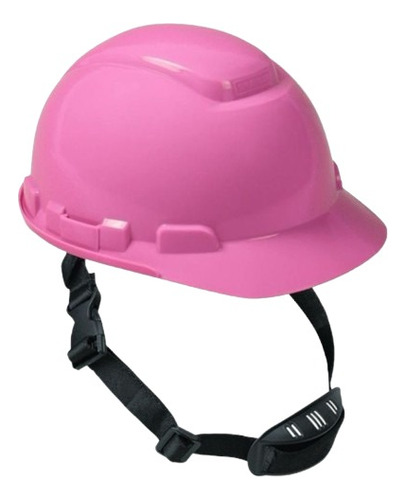 Casco Dielectrico Rosado Ratchet Certificado + Barbuquejo