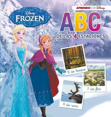 Frozen. ABC de las 4 estaciones (ABC con Disney), de Disney. Editorial CLIPER PLUS, tapa dura en español