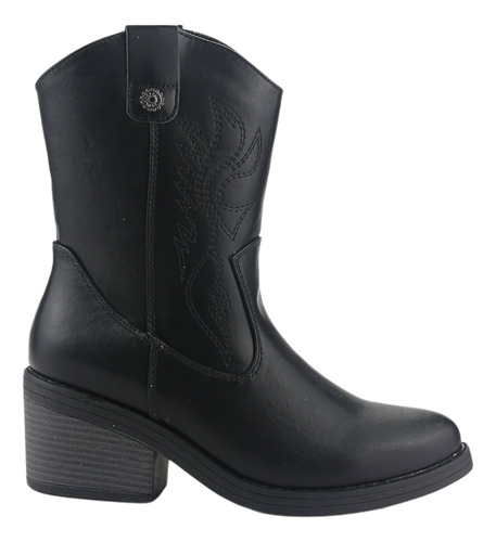 Bota Chalada Mujer Easton-6 Negro Casual