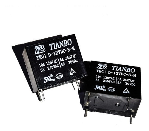 Paquete 2 Relays Trg1 D-12vdc-s-h