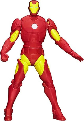 Marvel Avengers Mighty Battlers Iron Man Figura De 6.0 In