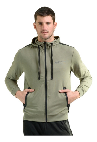 Campera Buzo Hombre Brooksfield Deportiva Premium 8624b