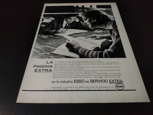 (pe040) Publicidad Clipping Lubricantes Esso * 1964
