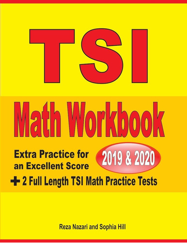 Libro: Tsi Math Workbook 2019 & 2020: Extra Practice For An 