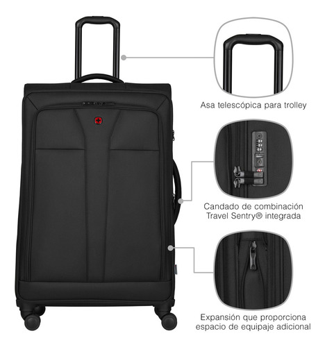 Wenger Maleta Bc Packer, Grande, Negra Color Negro Lisa