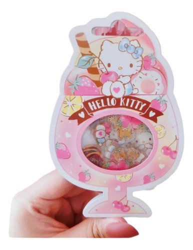 Stickers Pegatina 3d Hello Kitty Y Sus Amigos Sanrio Kawaii 