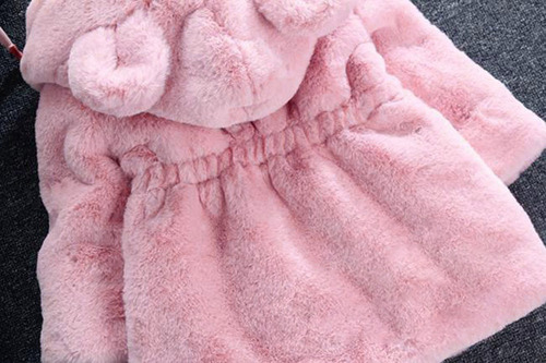 . Abrigo De Invierno Con Capucha For Niña