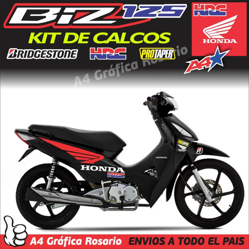 Honda Biz 125 - Kit De Calcos - Envios A Todo El Pais