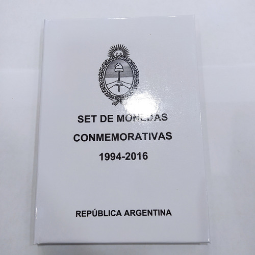 Albúm Set Monedas Conmemorativas Argentinas 1994 - 2016 E