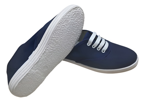 Zapatillas Nautica Wembly Lona Mujer Estilo Casual