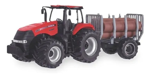 Tractor Tora Forestal Vehiculo Con Carga Accesorios Juguete