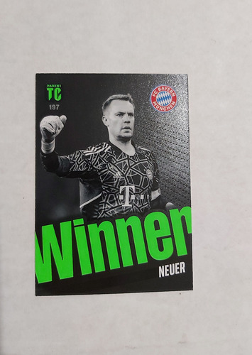 Carta Manuel Neuer Winner Top Class 2023