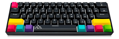 Asceny One - Teclado Mecánico Del 60% Del Tamaño Habitual, V