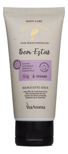  Creme Hidratante Para Maos 60g Aromatherapy Bem Estar