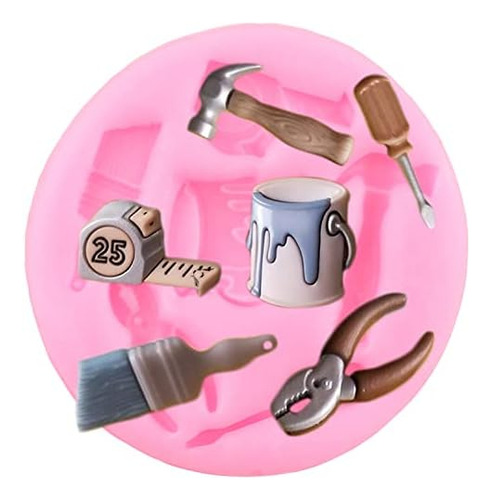 Mujiang Herramientas De Construcción Fondant Moldes De Silic