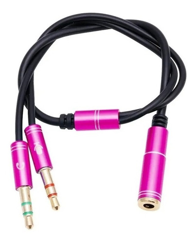 Cable Divisor Audio Triestereo 2 Machos A 1 Hembra Premium 