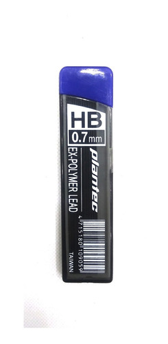 Minas Para Portaminas Plantec 0.7 2b - Hb Tubo X 12uni