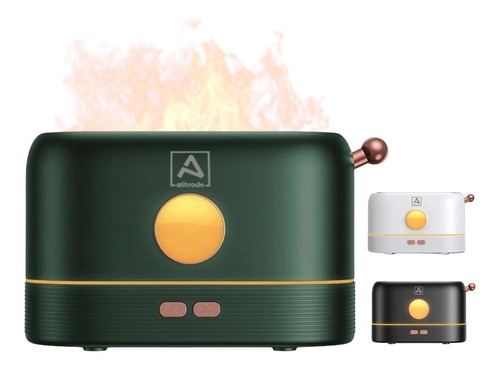 Humidificador Aromatizador De Ambientes Luz Fuego Alitrade