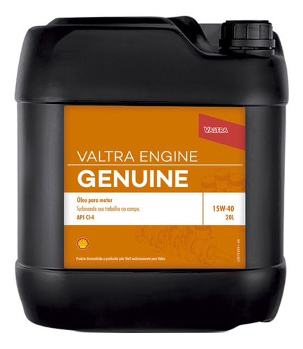 Oleo Lubrificante Para Trator Valtra Engine Genuine 15w-40