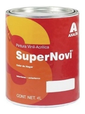 Galón De Pintura Vinil Supernovi Blanco Mate Marca Axalta