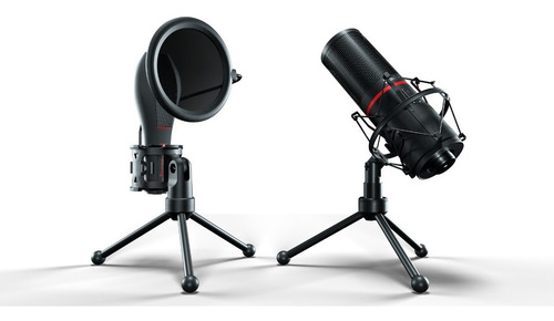 Micrófono Redragon BLAZAR GM300 condensador cardioide negro
