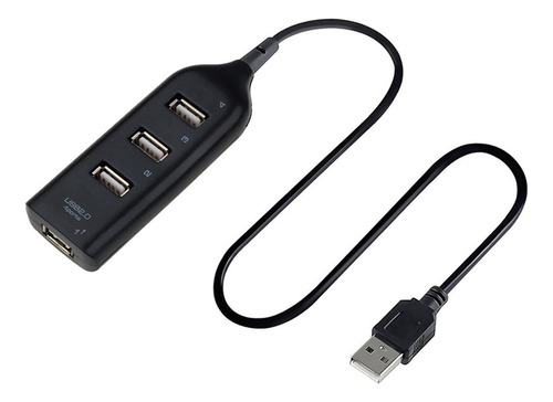 Hub Usb De 4 Puertos, Divisor Usb 2.0/1.1 Portátil De 1 Metr