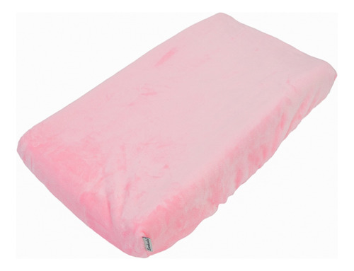 Colchón Cambiador + Funda Tela Ultra Soft Bebé Bambineto Color Rosa