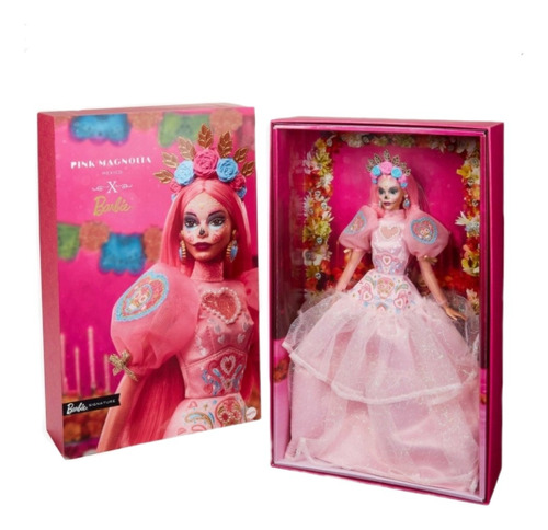 Barbie Pink Magnolia Día De Muertos 2023 Premium
