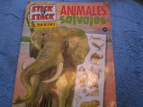 Stick & Stack   Panini Nº 23  Animales Salvaje