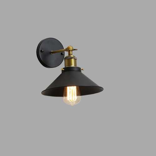 Imagen 4 de 4 de Lampara Aplique De Pared Vintage Estilo Antiguo Promo Negro