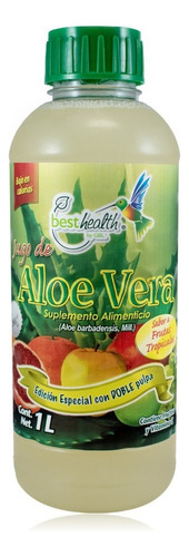Jugo De Aloe Vera 1 L Natural Con Sábila Best Health