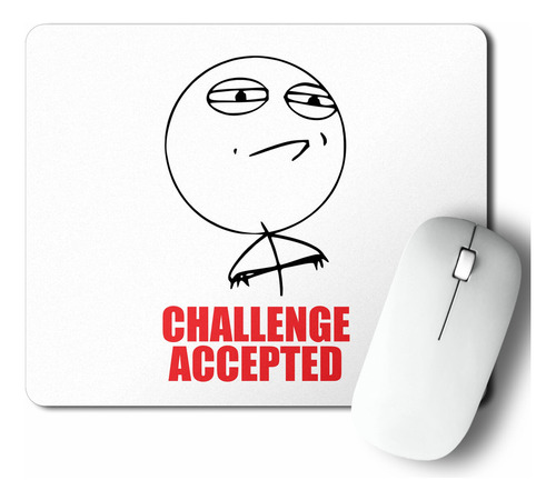 Mouse Pad Challenge Accepted (d0684 Boleto.store)